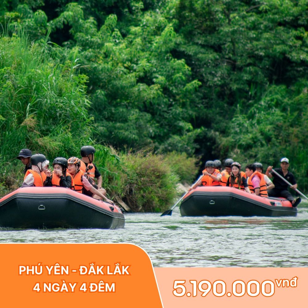 TEAM BUILDING PHÚ YÊN – ĐẮK LẮK 4N4Đ