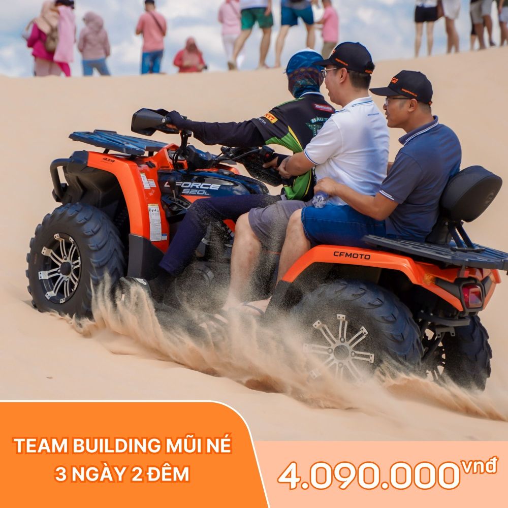 TEAM BUILDING MŨI NÉ 3 NGÀY 2 ĐÊM
