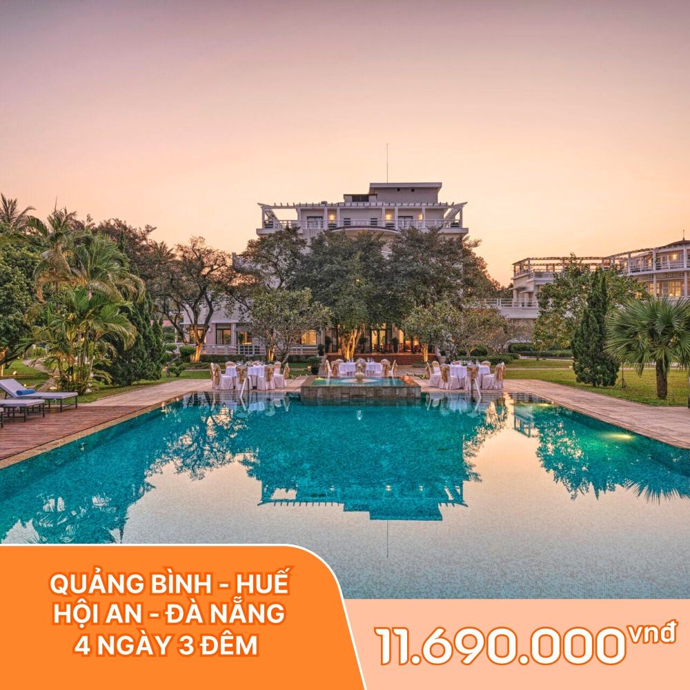 QUẢNG BÌNH – HUẾ – HỘI AN – ĐÀ NẴNG 4N3Đ