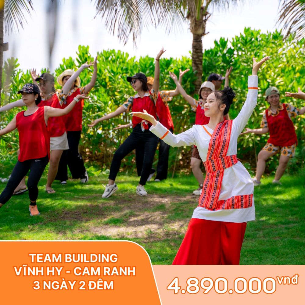 TEAM BUILDING VĨNH HY – CAM RANH 3 NGÀY 2 ĐÊM