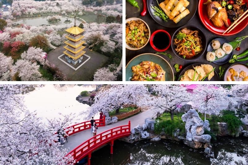 ĐỊA ĐIỂM NGẮM HOA VÀ ẨM THỰC TẠI TRUNG QUỐC THÁNG 4