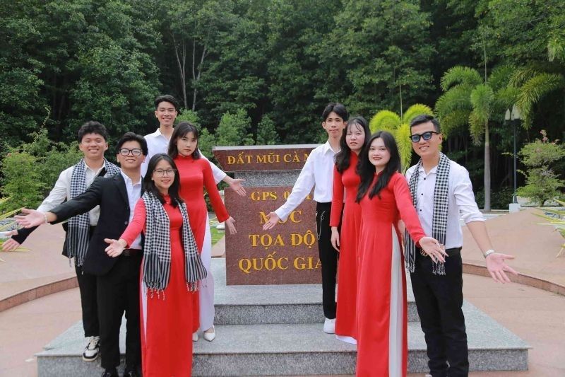 Check in Cột mốc tọa độ ở Mũi Cà Mau