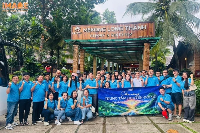 Đoàn Dxc check-in tại Mekong Long Thành