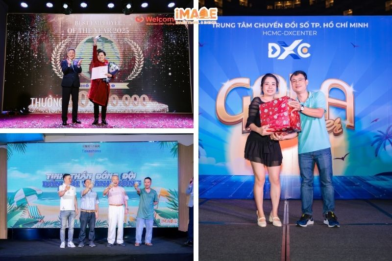 Khoảnh khắc vinh danh các cá nhân trong Gala Dinner