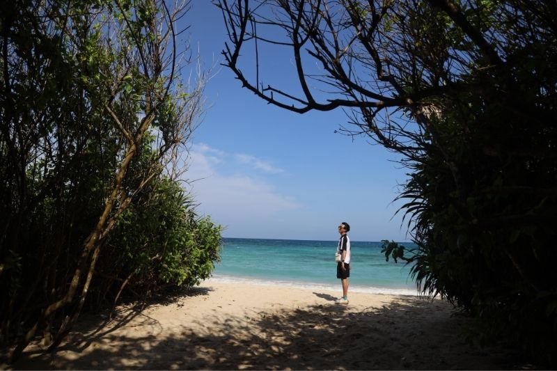 Góc check-in cực đẹp ở đảo